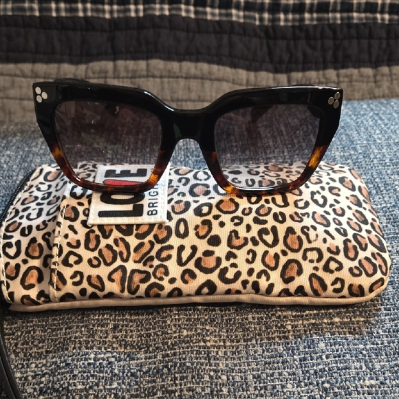 Brighton Black and Tortoise Sunglasses